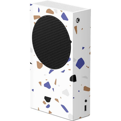White Terrazzo Xbox Series S Console Skin