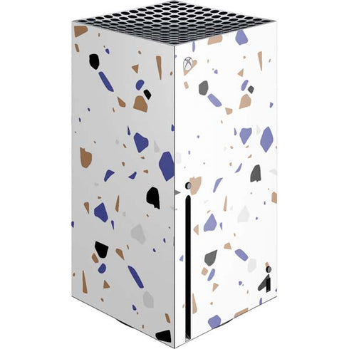 White Terrazzo Xbox Series X Console Skin