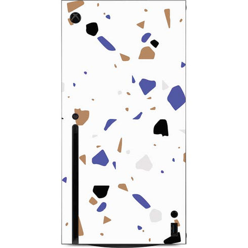 White Terrazzo Xbox Series X Console Skin