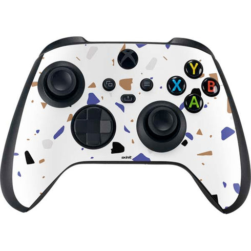 White Terrazzo Xbox Series X Controller Skin