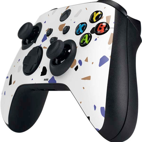 White Terrazzo Xbox Series X Controller Skin