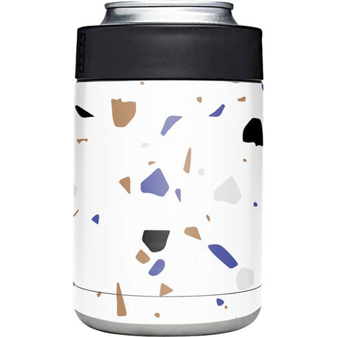 White Terrazzo Yeti Colster Can Insulator Skin