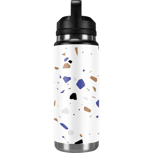 White Terrazzo YETI Rambler 26oz Bottle Skin