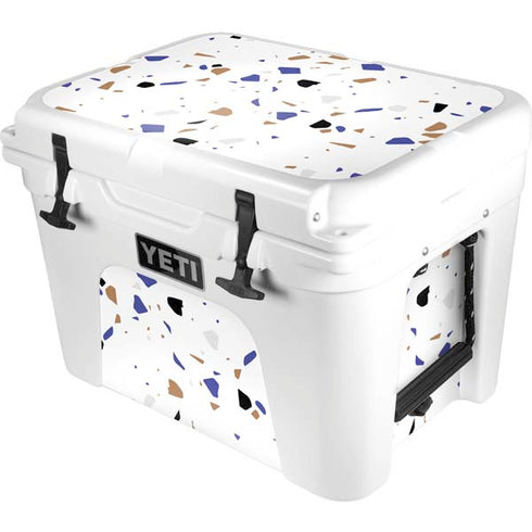 White Terrazzo YETI Tundra 35 Hard Cooler Skin