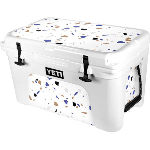 White Terrazzo YETI Tundra 45 Hard Cooler Skin