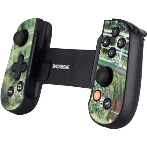 White Waterlilies, 1899 by Monet Backbone One for iPhone Game Controller Skin