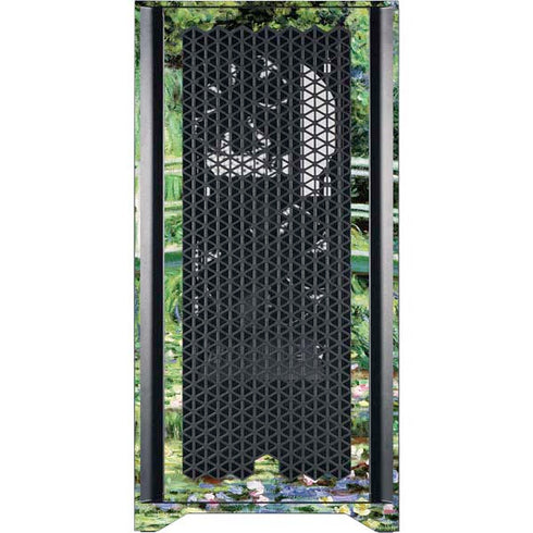 Claude Monet White Waterlilies, 1899 Corsair 4000D Tempered Glass Mid-Tower ATX Case Skin