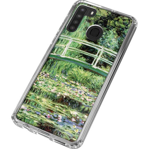 Claude Monet White Waterlilies, 1899 Galaxy A21 Clear Case
