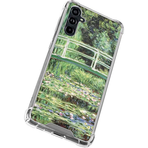 White Waterlilies, 1899 by Monet Galaxy A54 5G Clear Case