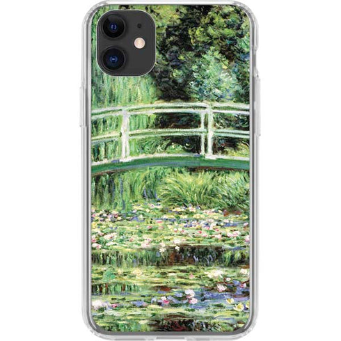 White Waterlilies, 1899 by Monet iPhone 11 Clear Case