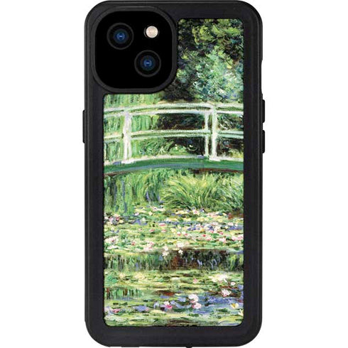 White Waterlilies, 1899 by Monet iPhone 15 Plus Waterproof Case