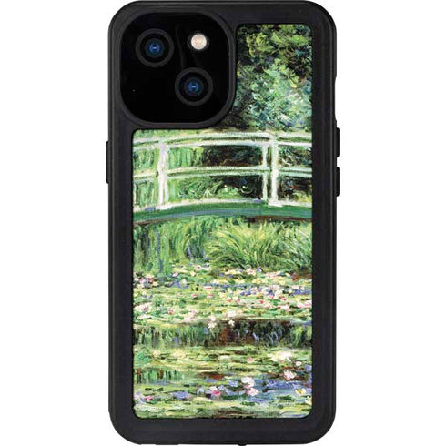 White Waterlilies, 1899 by Monet iPhone 15 Waterproof Case