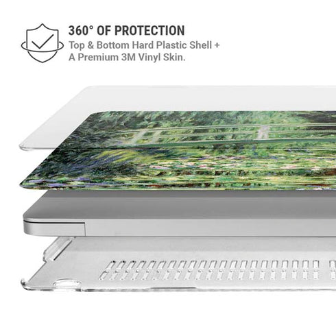 White Waterlilies, 1899 by Monet MacBook Air 15in (2023-2025) Case plus Skin