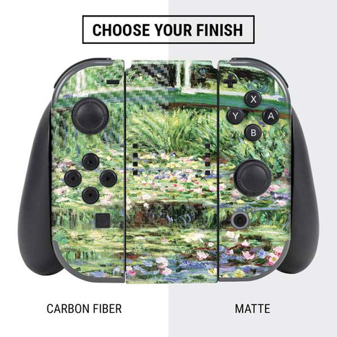 Claude Monet White Waterlilies, 1899 Nintendo Switch Bundle Skin