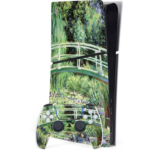 White Waterlilies, 1899 by Monet PS5 Slim Digital Edition Console Skin