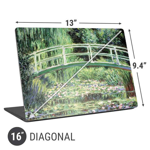 Claude Monet White Waterlilies, 1899 Universal Laptop 16in (13 x 9.4in) Skin