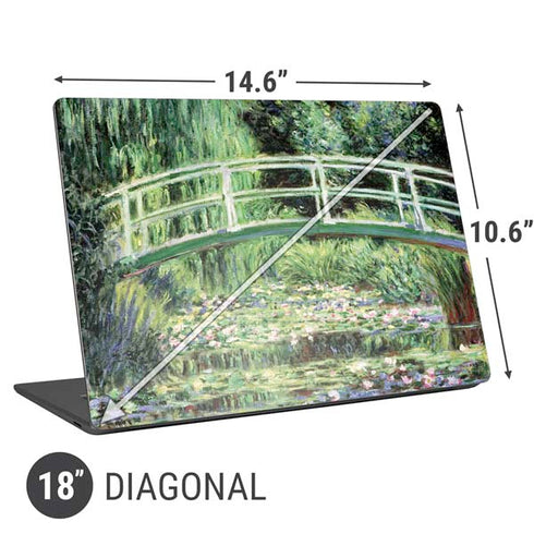 Claude Monet White Waterlilies, 1899 Universal Laptop 18in (14.6 x 10.6in) Skin