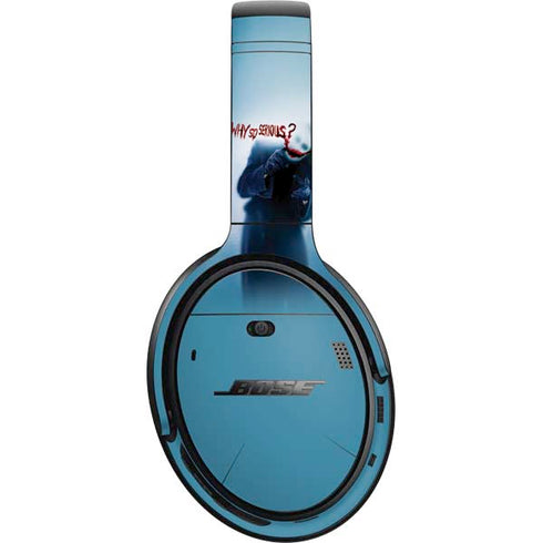 The Dark Knight Why So Serious Bose QuietComfort 35 Headphones Skin