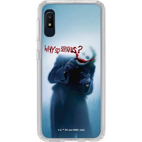 The Dark Knight Why So Serious Galaxy A10e Clear Case