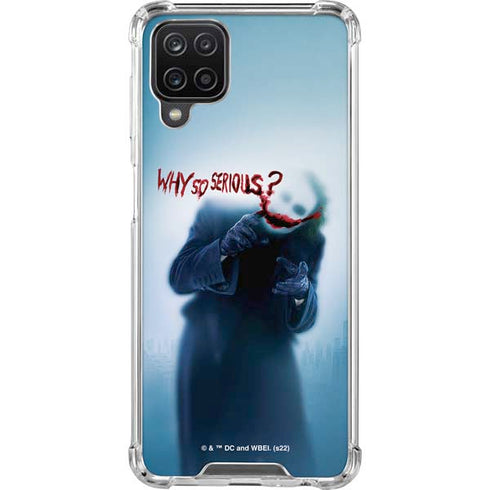 The Dark Knight Why So Serious Galaxy A12 Clear Case