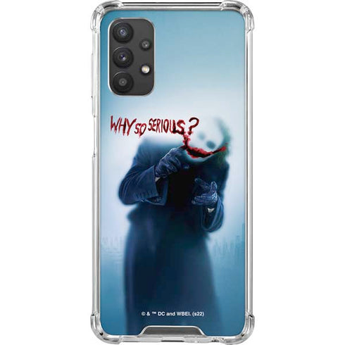 The Dark Knight Why So Serious Galaxy A32 5G Clear Case