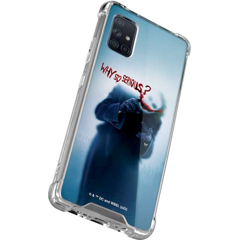 The Dark Knight Why So Serious Galaxy A71 5G Clear Case