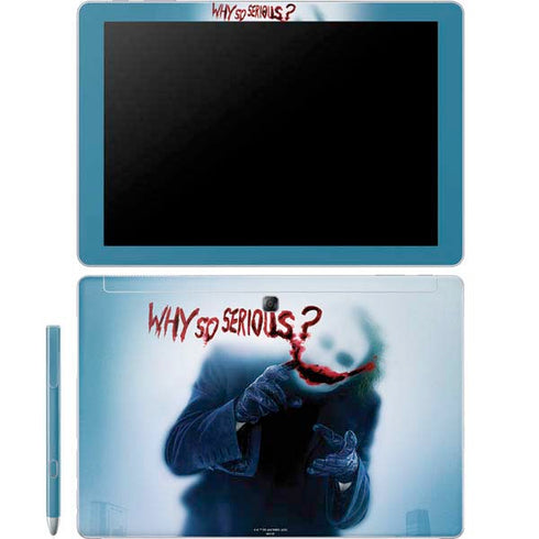 The Dark Knight Why So Serious Galaxy Book 12in Skin