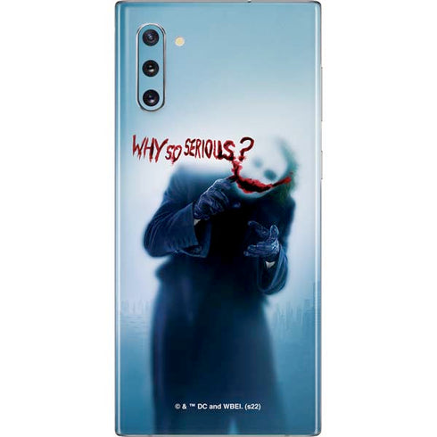 The Dark Knight Why So Serious Galaxy Note 10 Skin
