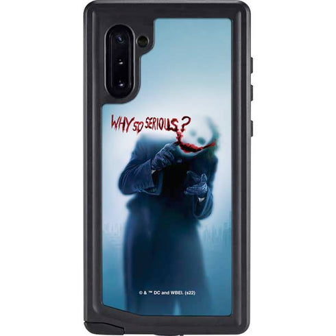 The Dark Knight Why So Serious Galaxy Note 10 Waterproof Case