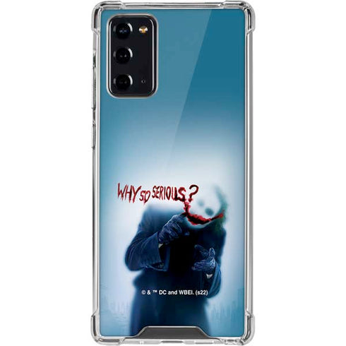 The Dark Knight Why So Serious Galaxy Note20 5G Clear Case
