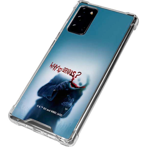 The Dark Knight Why So Serious Galaxy Note20 5G Clear Case