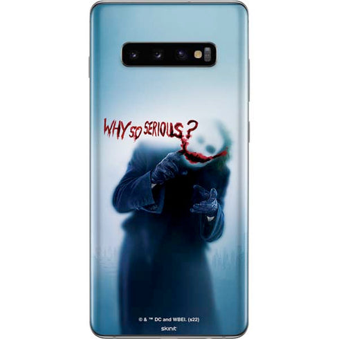 The Dark Knight Why So Serious Galaxy S10 Plus Skin