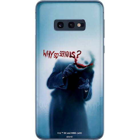 The Dark Knight Why So Serious Galaxy S10e Skin