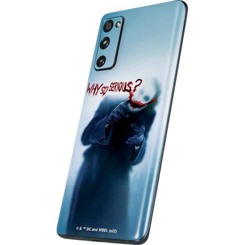 The Dark Knight Why So Serious Galaxy S20 Fan Edition Skin