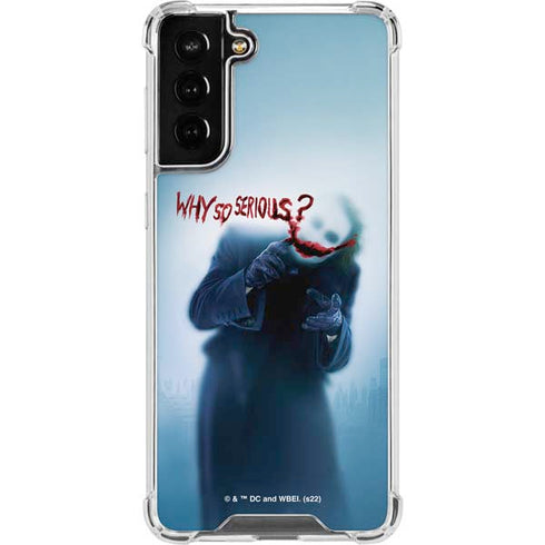 The Dark Knight Why So Serious Galaxy S21 FE Clear Case