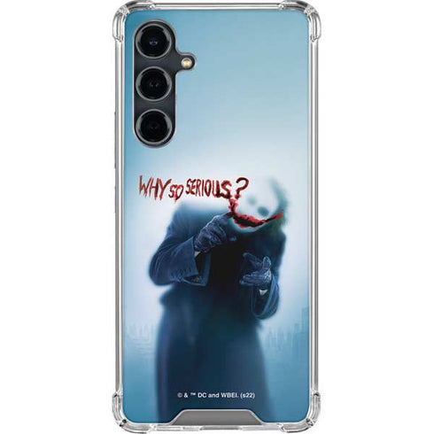 The Dark Knight Why So Serious Galaxy S23 FE Clear Case