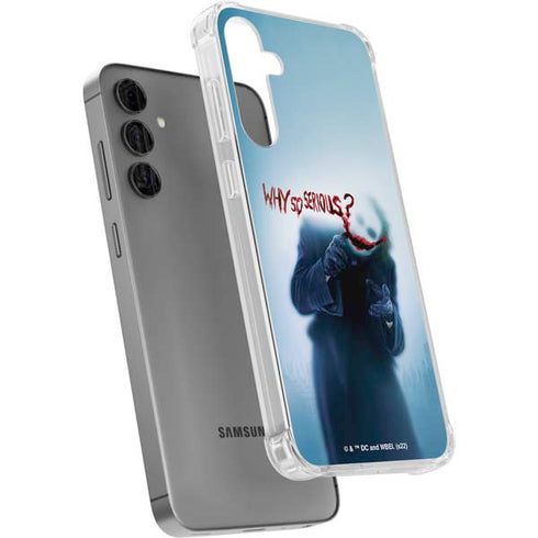 The Dark Knight Why So Serious Galaxy S24 Plus Clear Case