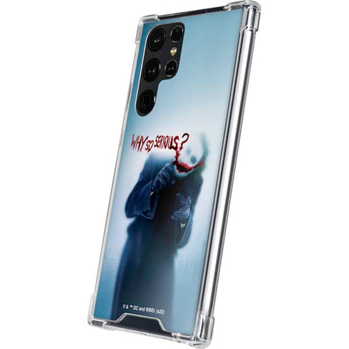 The Dark Knight Why So Serious Galaxy S24 Ultra Clear Case