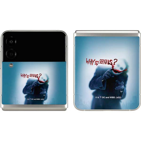 The Dark Knight Why So Serious Galaxy Z Flip3 5G Skin