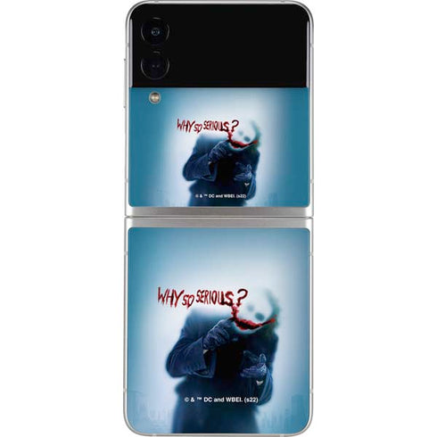 The Dark Knight Why So Serious Galaxy Z Flip4 5G Skin