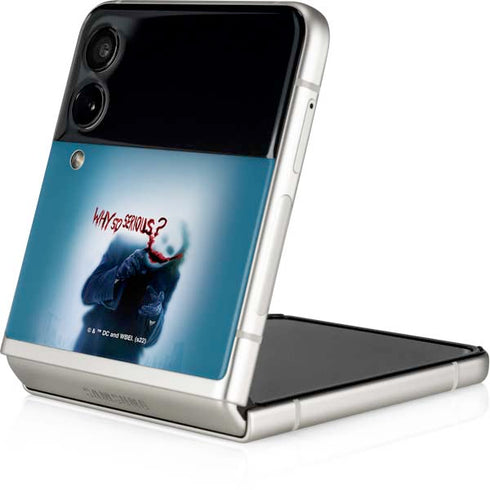 The Dark Knight Why So Serious Galaxy Z Flip4 5G Skin
