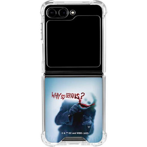 The Dark Knight Why So Serious Galaxy Z Flip5 5G Clear Case