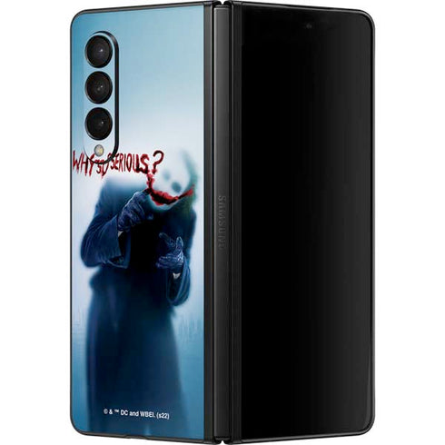 The Dark Knight Why So Serious Galaxy Z Fold3 5G Skin