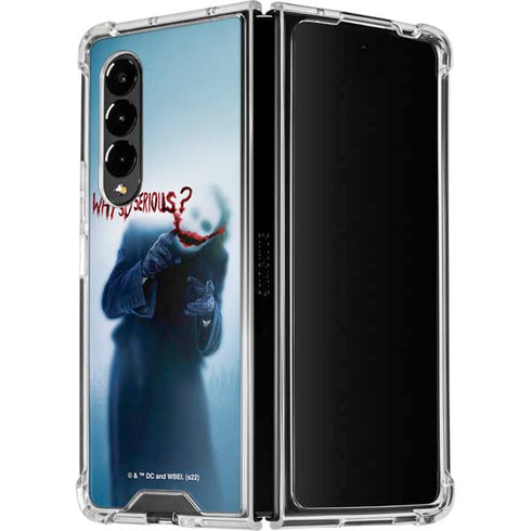 The Dark Knight Why So Serious Galaxy Z Fold4 5G Clear Case
