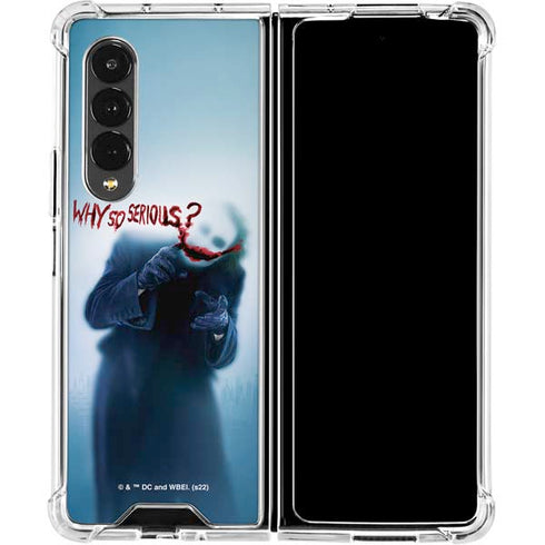The Dark Knight Why So Serious Galaxy Z Fold4 5G Clear Case