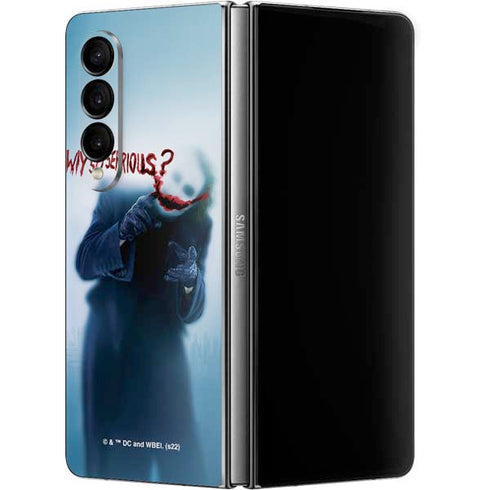 The Dark Knight Why So Serious Galaxy Z Fold4 5G Skin