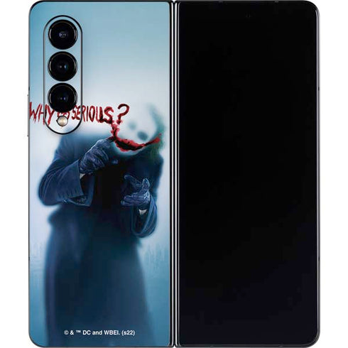 The Dark Knight Why So Serious Galaxy Z Fold4 5G Skin