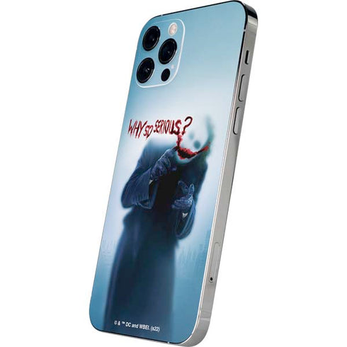 The Dark Knight Why So Serious iPhone 12 Pro Max Skin