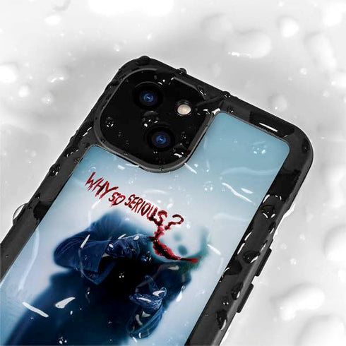 The Dark Knight Why So Serious iPhone 13 Mini Waterproof Case