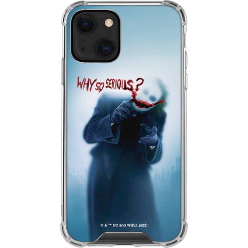 The Dark Knight Why So Serious iPhone 14 Plus Clear Case